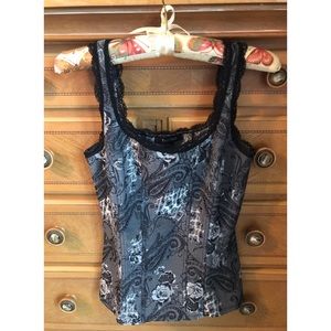 White House Black Market Brocade Camisole